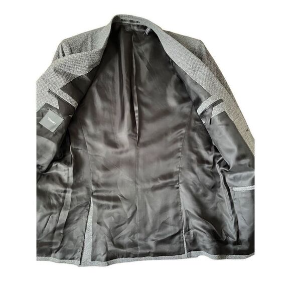 Theory Men’s Structured Blazer in Marled Stretch Wool 36R Slim Fit - Picture 12 of 13